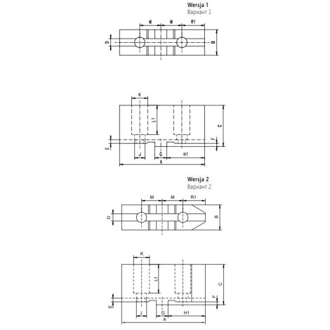 Szczęka górna miękka do 3800 typ SGM 3860-160 6" Bison kod: 398540732200 - 2